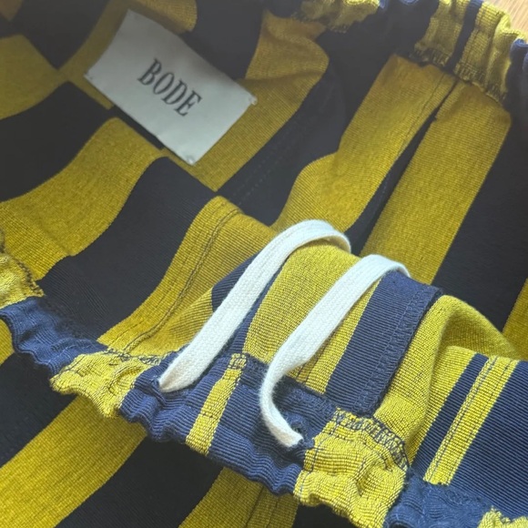 Bode 100% Cotton Striped Shorts M/L EUC Like New - Picture 4 of 6